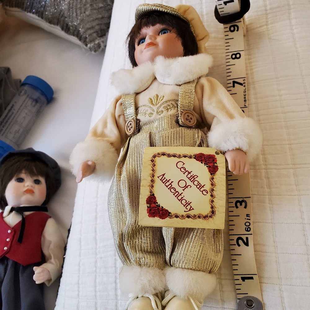 Vintage Porcelain boy doll - Picture 3 of 8